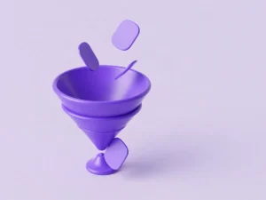 Embudo de ventas con las oportunidades por etapa