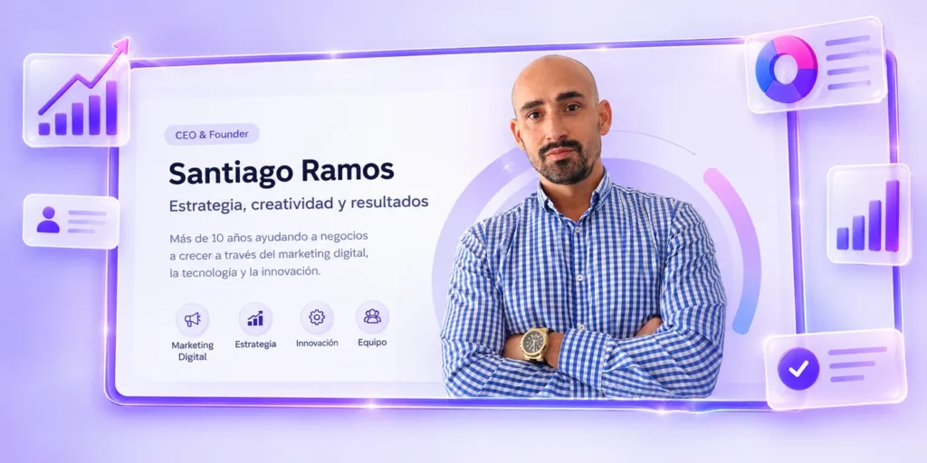 Santiago Ramos, CEO y fundador de la agencia que está detrás de Creativ Flow